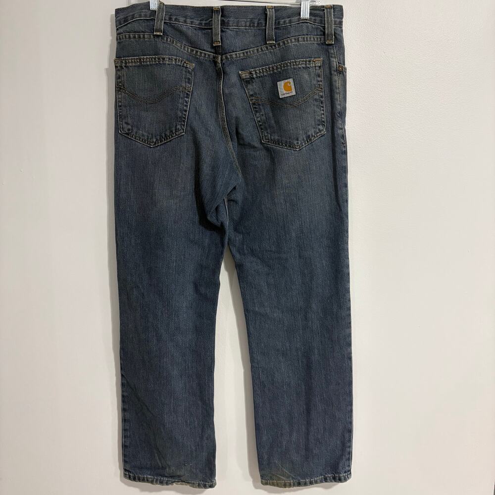 Men's Carhartt 33x30 Relaxed Fit Work Barn Chore Jeans Distressed Y2K Utility